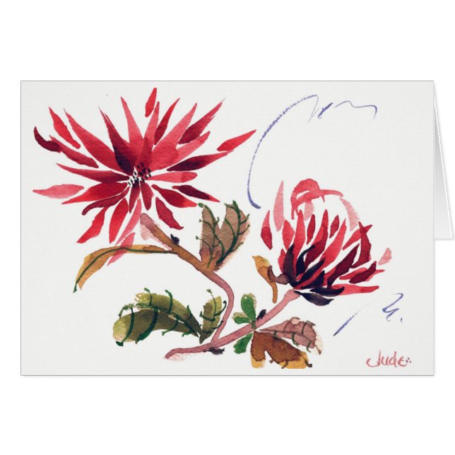 Mamans rouges (5" x 7"), enveloppes blanches (Devant horizontal)