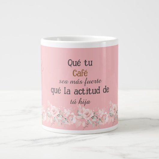 Maman's Sayings Café Mug Espagnol (Devant)