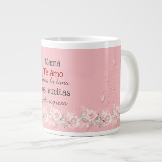 Maman's Sayings Café Mug Espagnol (Devant droit)