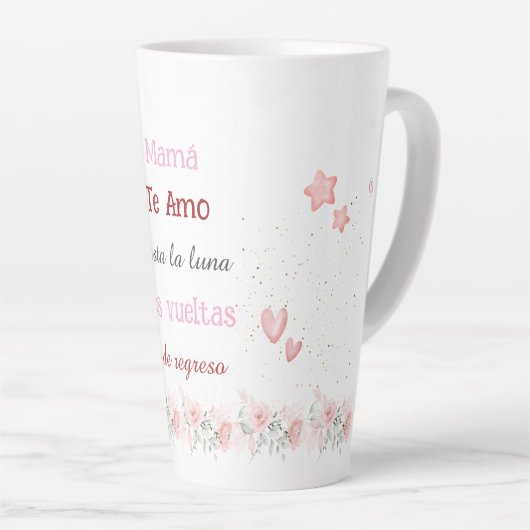Maman's Sayings Café Mug Espagnol (Angle droit)