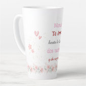 Maman's Sayings Café Mug Espagnol (Angle gauche)