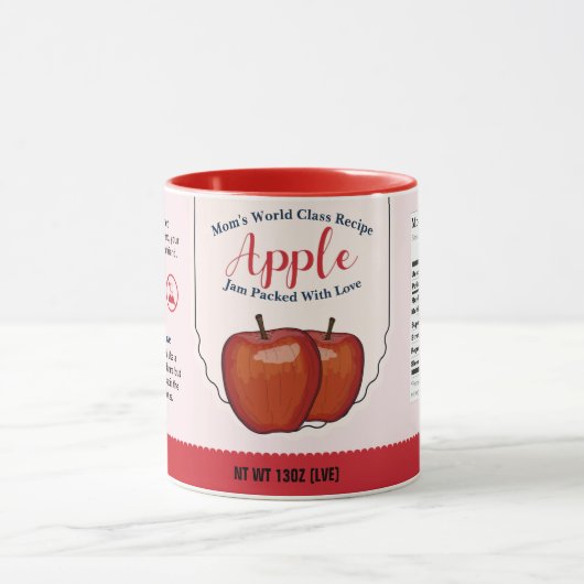 Maman's World Class Apple Love Jam Mug (Centre)