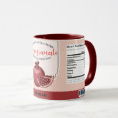 Maman's World Class Pomegranate Love Jam Mug (Devant droit)