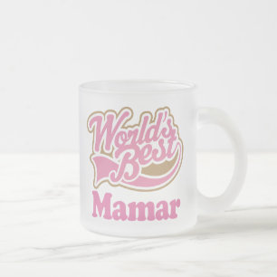 Mamar Gift Pink Matglas Koffiemok