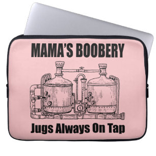 Mama's boekomkoping is altijd op de krap. laptop sleeve
