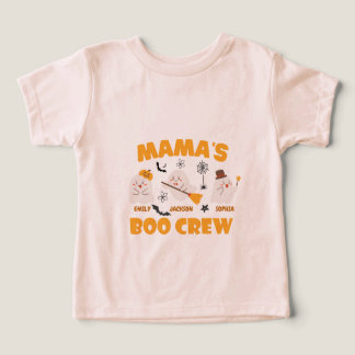 Mama's Boo Crew Kinderen Halloween T-shirt