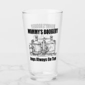 Mama's Boobery Jugs Altijd Op Tap Glas (Voorkant)