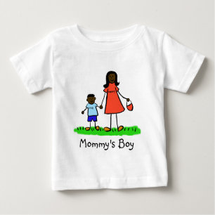 Mama's Boy Moeder and Son Custom Family Shirt