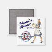 Mama's Diner Magnet Magneet (Voorkant / Achterkant)