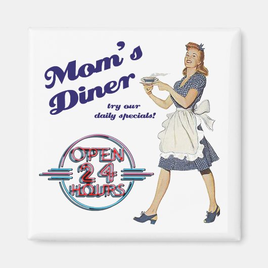 Mama's Diner Magnet Magneet (Voorkant)
