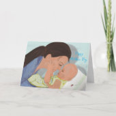 Mama's eerste Moederdag Kaart (Voorkant)