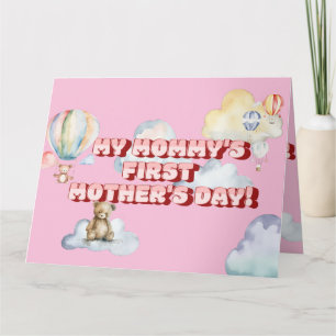 Mama's eerste Moederdag Wenskaart Kaart