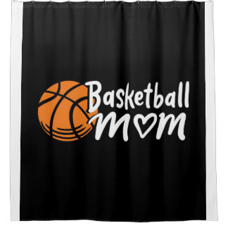 Mama's favoriet is basketbal spelen douchegordijn