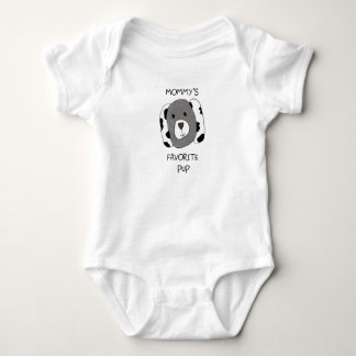 "Mama's Favoriete Pup" Baby Shirt