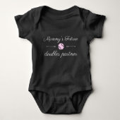 Mama's Future verdubbelt partner Schattige Tennis Romper (Voorkant)