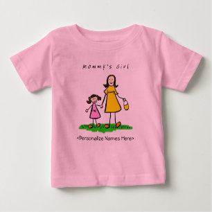 Mama's Girl - Brunette Moeder & Dochter Shirt