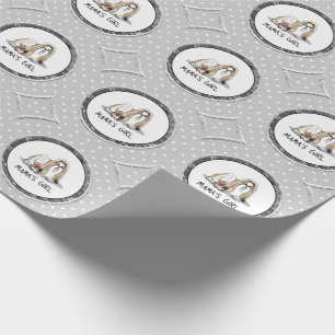 Mama's Girl Shih Tzu (tan wit) Dog Mam Cute Cadeaupapier