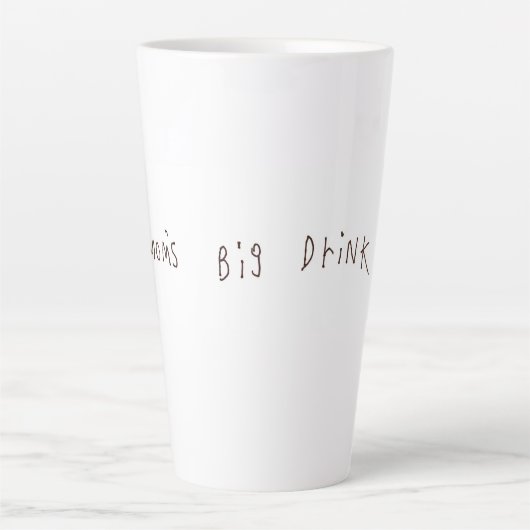 Mama's Grote Drink Latte Mok (Voorkant)