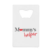 Mama's Helper Kredietkaart Flessenopener (Voorkant)