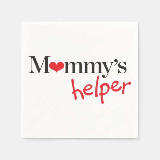 Mama's Helper Servetten (Voorkant)