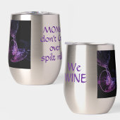 Mama's huilen niet om gemorste melk we wijn grappi