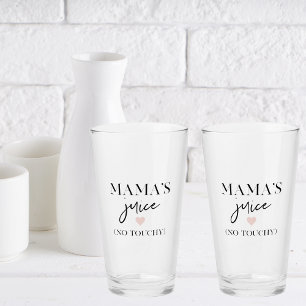 Mama's Juice Funny Quote Beste mama Gift Glas
