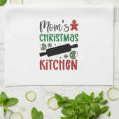 Mama's Kerst Keuken Vakantie Decor Theedoek (Gevouwen)
