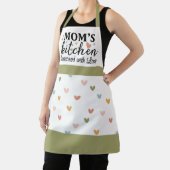 Mama's Keuken Doorspekt met Liefde Pastel Harten Schort (Insitu)