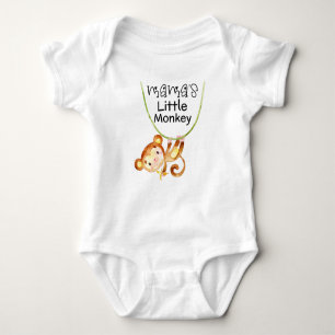 Mama's kleine aap baby kleding, thuiskomen romper
