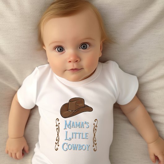 Mama's kleine cowboy romper