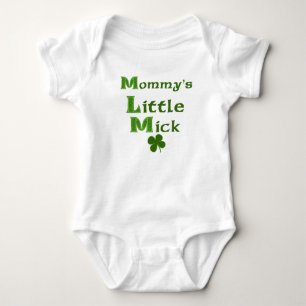 Mama's Kleine Mick Grappige Ierse Baby T-Shirt