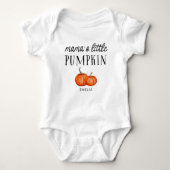 Mama's kleine pompoen Herfst Romper (Voorkant)