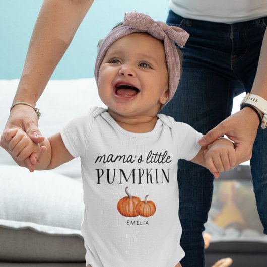 Mama's kleine pompoen Herfst Romper