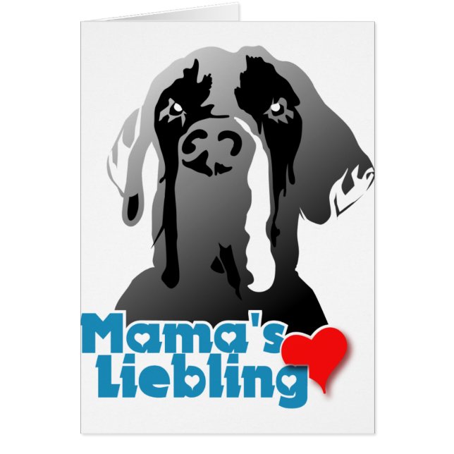 Mamas Lieblings Dogge (Voorkant)