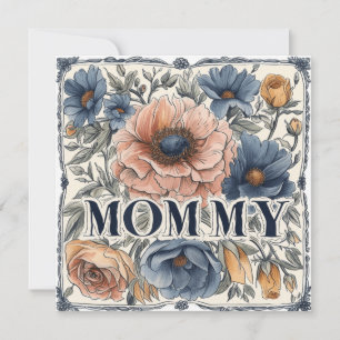 Mama's Liefde: Hartelijke omhelzing Feestdagenkaart