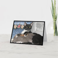 Mama's Liefde - Kat Moederdag Kaart