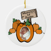 Mama's Lil' Punkin Keramisch Ornament (Achterkant)