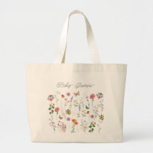 Mama's Little Flower Wild Flowers Baby Canvas tas