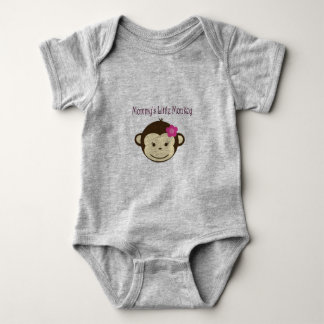 Mama's Little Monkey Baby Jersey Romper