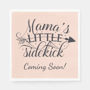 Mamas Little Sidekick Baby shower servetten