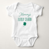 Mama's Lucky Charm | Stortstaardag van Patrick Romper (Voorkant)