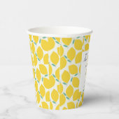 Mama's Main Squeeze Citrus Baby shower Papieren Bekers (Rechts)