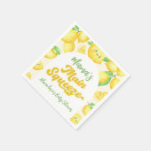 Mama's Main Squeeze Lemon Baby shower Servet (Hoek)
