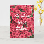 Mama's Nog een jaar ouder Kaart (Gele Bloem)