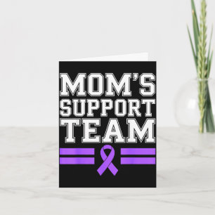 Mama's ondersteuningsteam familie lupus bewustzijn kaart