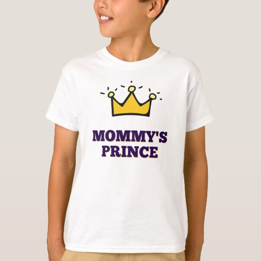 Mama's prins t-shirt (Voorkant)