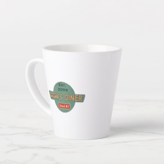 Mama's Retro Diner Latte Mok (Linkerhoek)