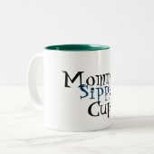 Mama's sippy cup aangepaste grappige mok (Voorkant links)
