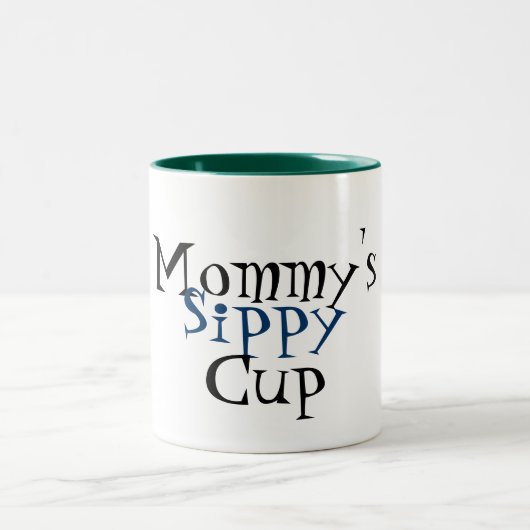 Mama's sippy cup aangepaste grappige mok (Center)