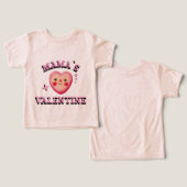 Mama's Valentine Toddler Shirt (Ontwerp Voorkant & Achterkant)